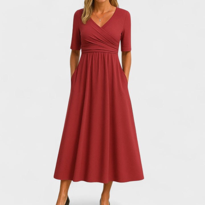 Ida | Elegant Midi Klänning