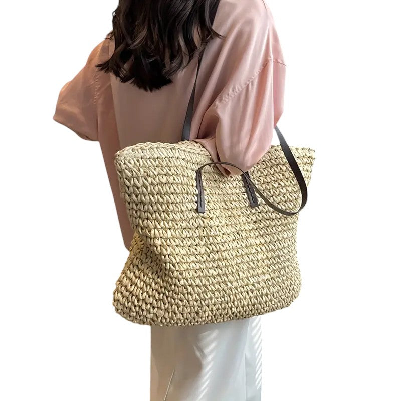 Olivia - Vävda Tote-väska