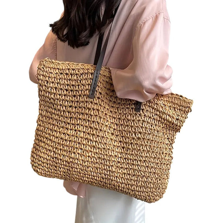 Olivia - Vävda Tote-väska