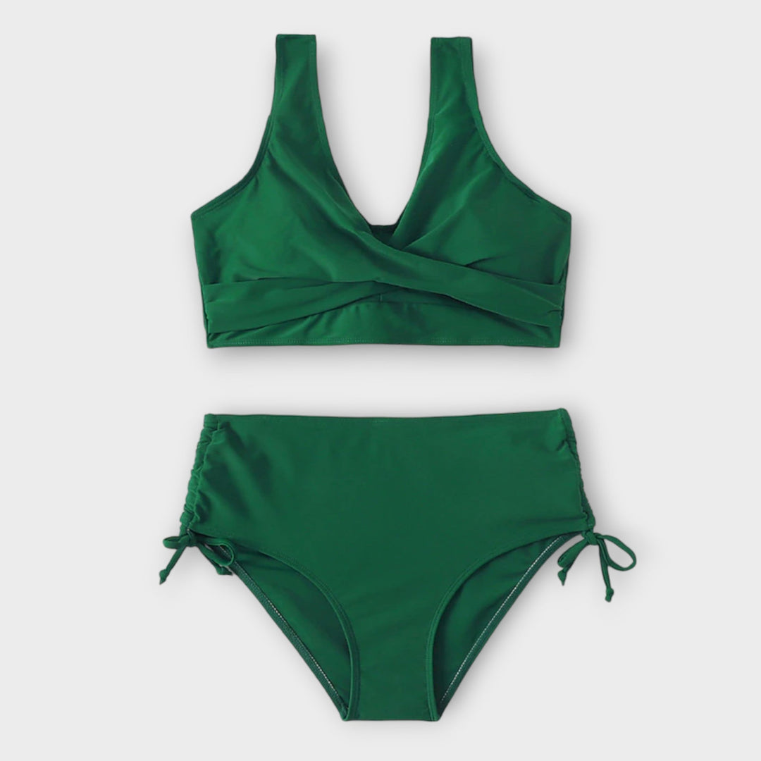 Rachel | Kvinnors Stiliga Tvådelade Bikini Badset