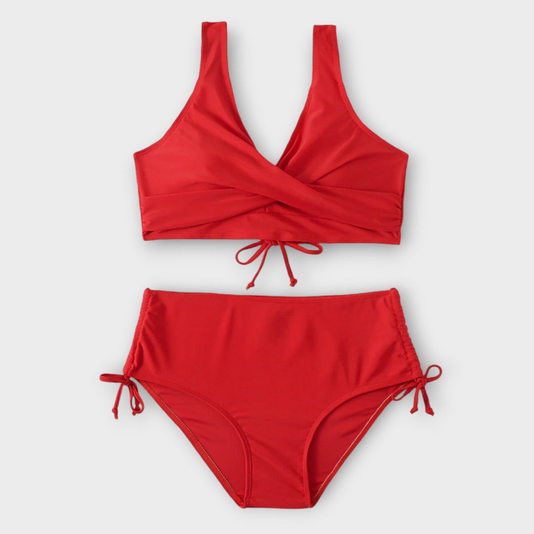 Rachel | Kvinnors Stiliga Tvådelade Bikini Badset