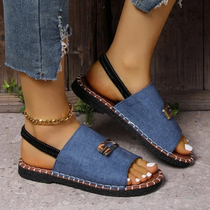 Gianna | Ortopediska Sandaler Med Kilklack