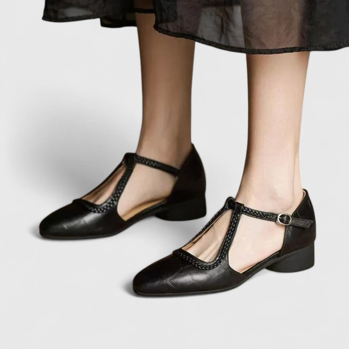 Delphine | Elegant Platta Sandaler