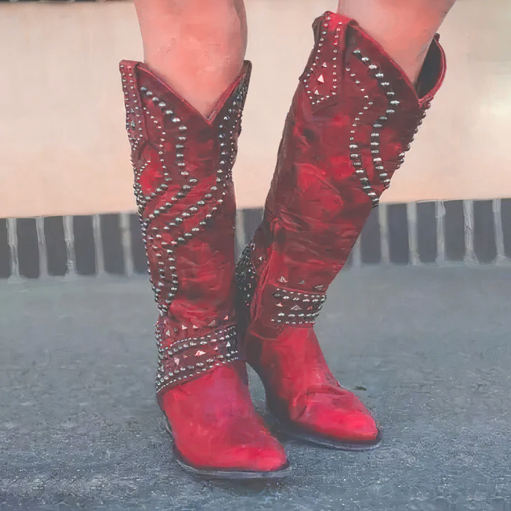 Monroe | Western Knähöga Stövlar