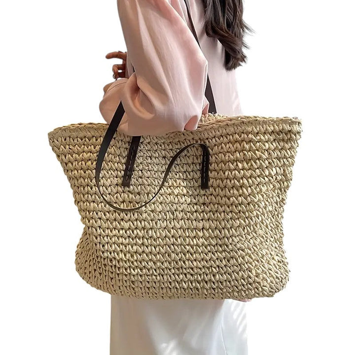 Olivia - Vävda Tote-väska